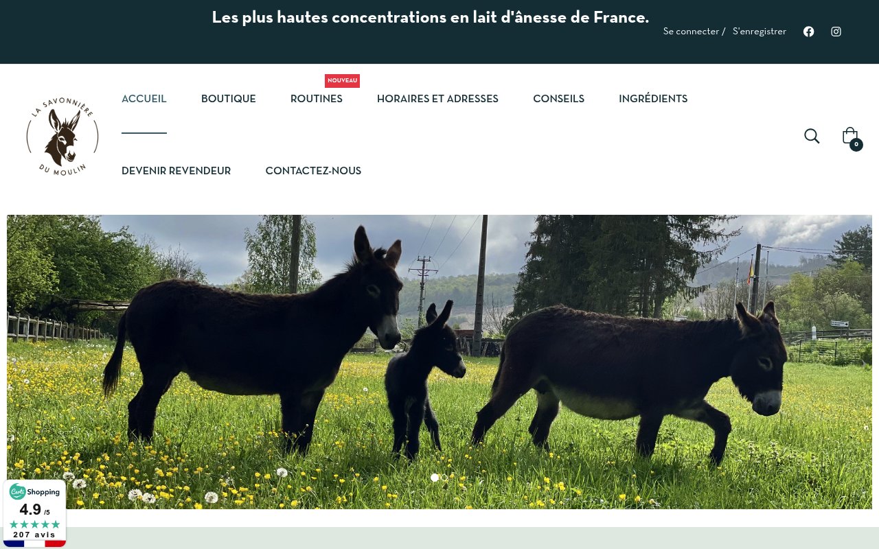 Apercu du site La Savonnière du Moulin