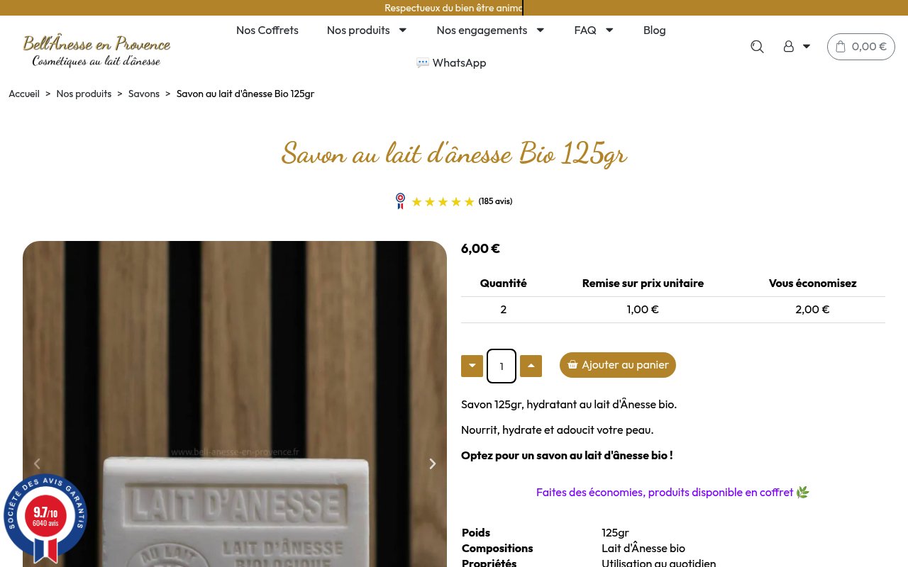 Apercu du site Bell' Anesse en Provence