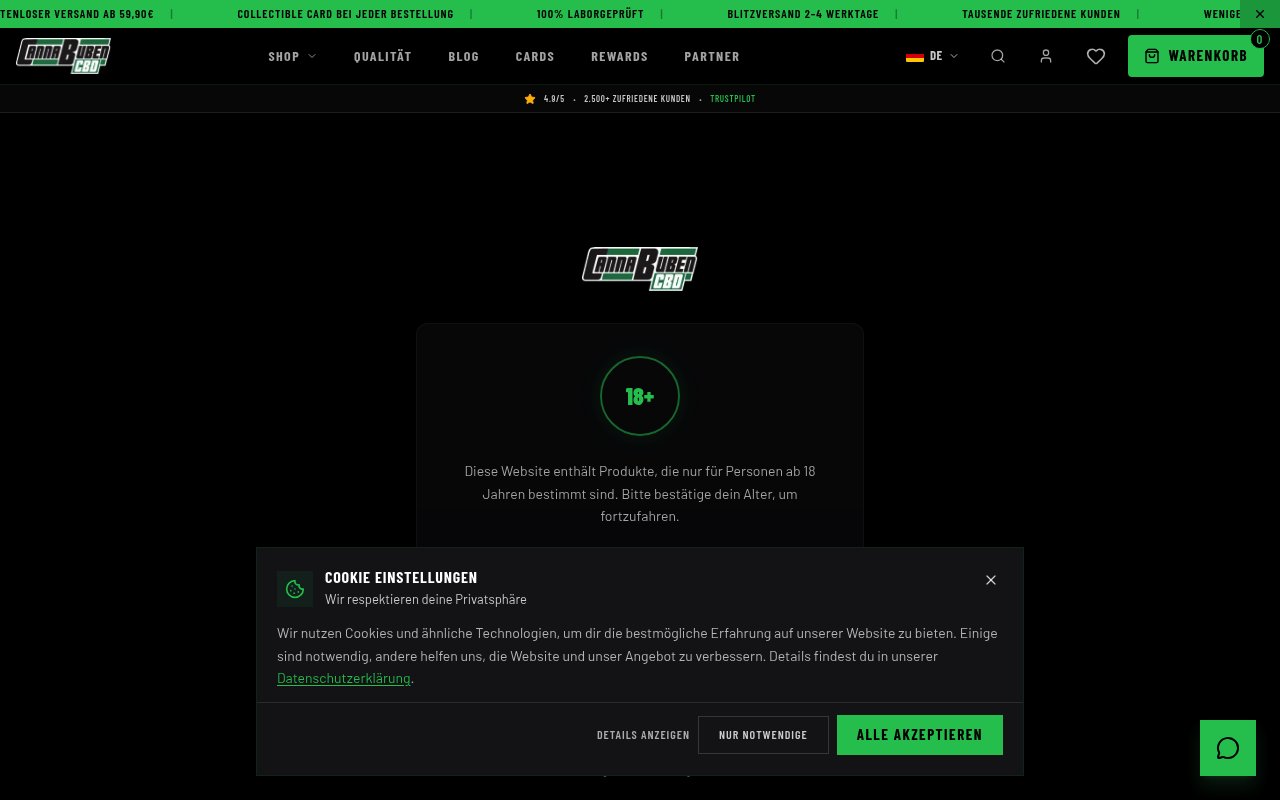 Apercu du site Canabuben THCA
