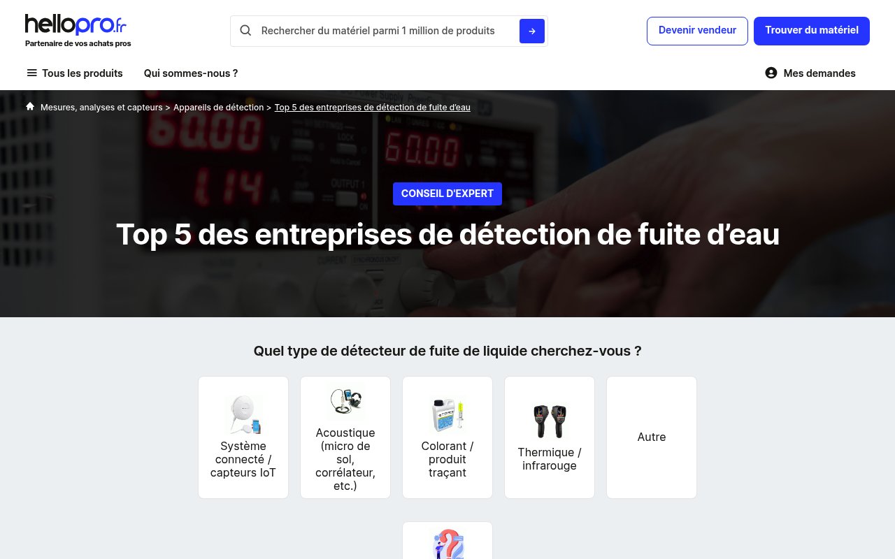 Apercu du site Hydrexpert