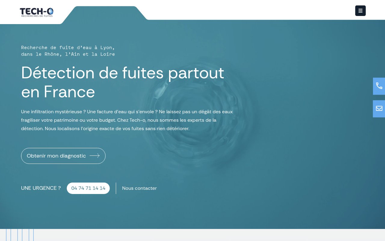 Apercu du site Tech-O