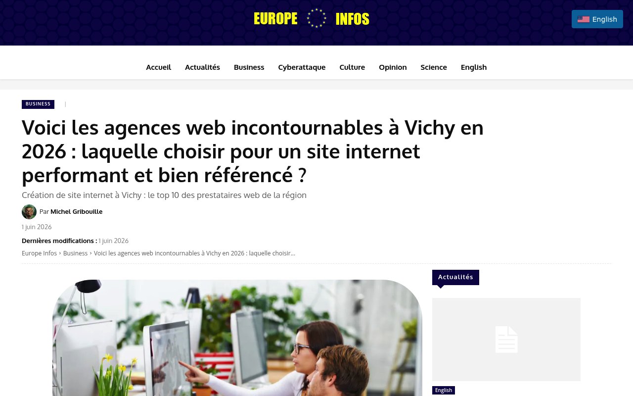 Apercu du site WebCha