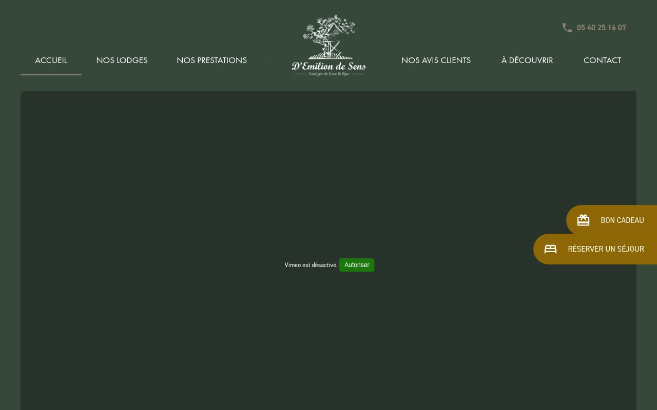 Meilleures nuits insolites à Saint-Émilion : le guide complet 2026 4 Apercu du site D’Emilion de Sens
