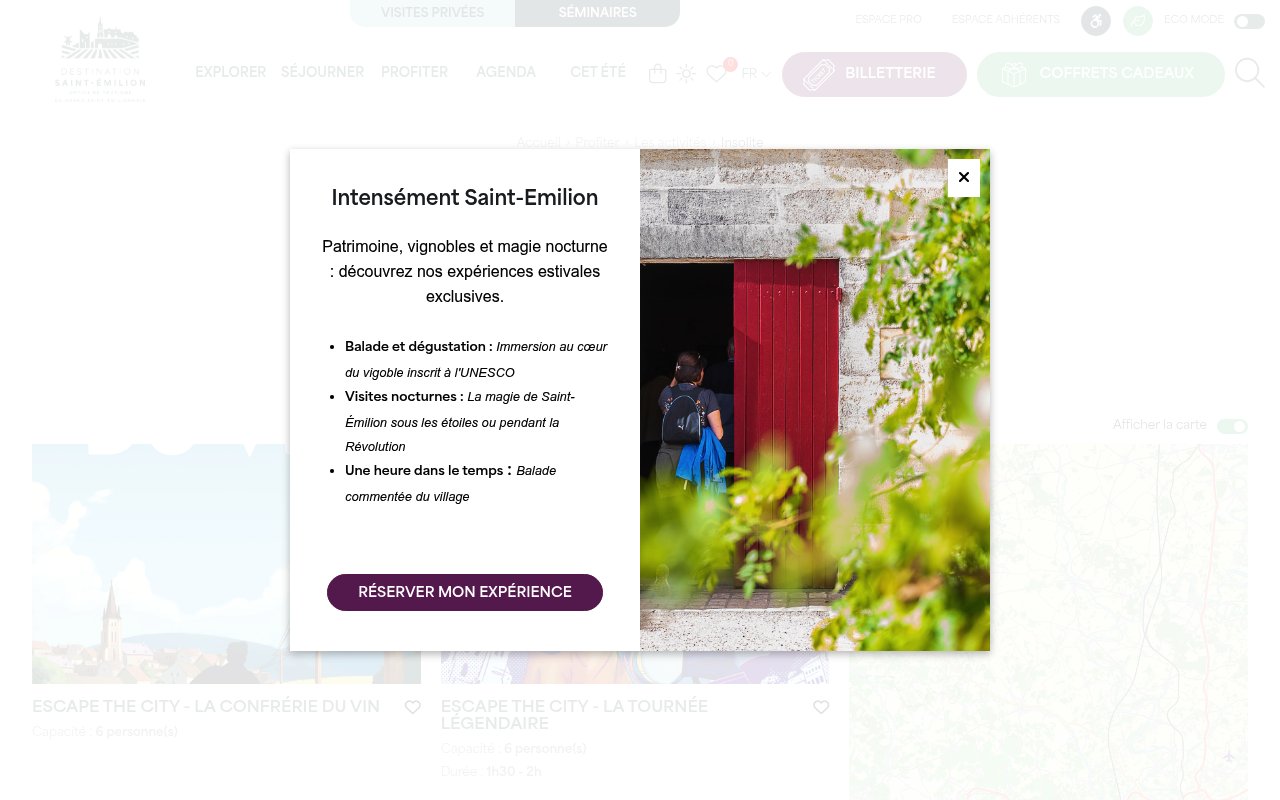Meilleures nuits insolites à Saint-Émilion : le guide complet 2026 10 Apercu du site Les activités insolites de Saint-Émilion Tourisme
