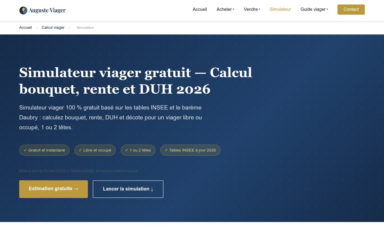 Apercu du site Auguste Viager