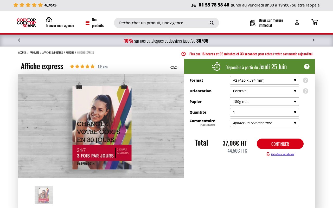 Apercu du site COPYTOP
