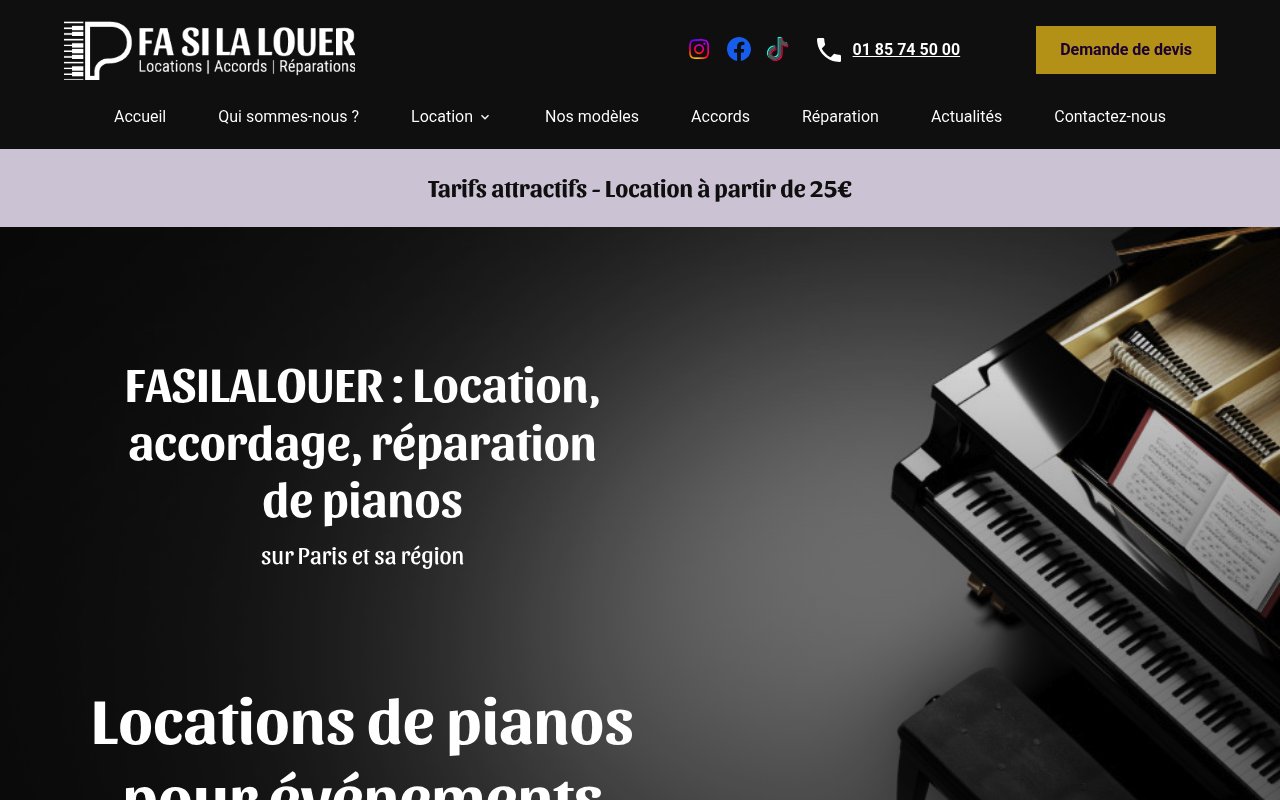 Apercu du site FASILALOUER (FA SI LA LOUER)