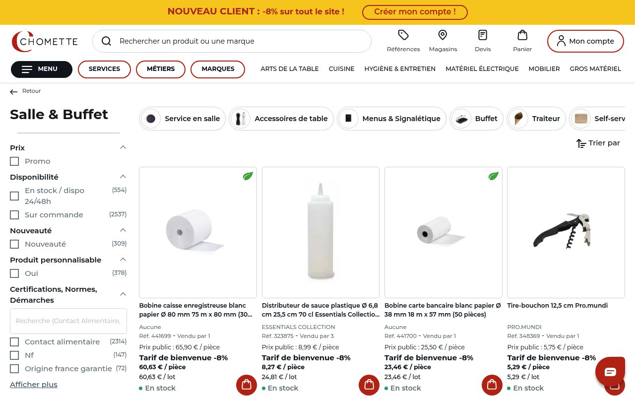 Apercu du site Chomette