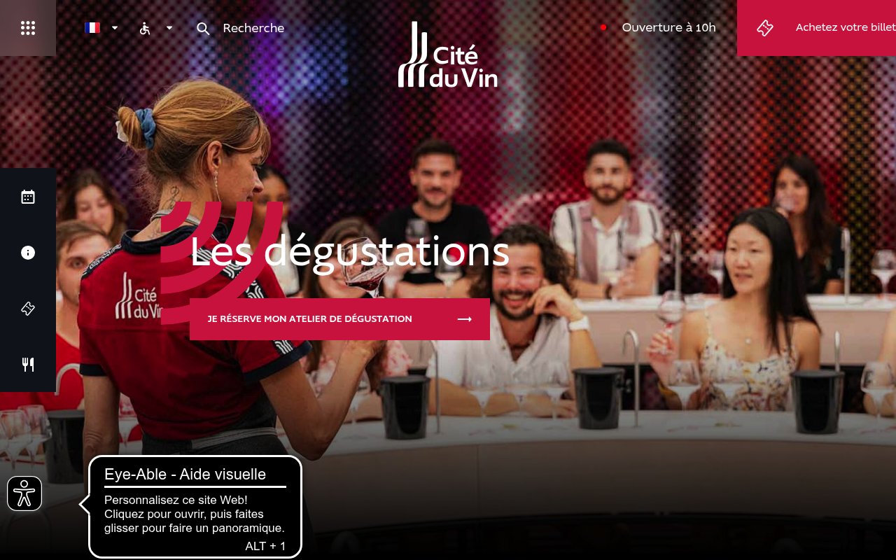 Apercu du site Cité du Vin