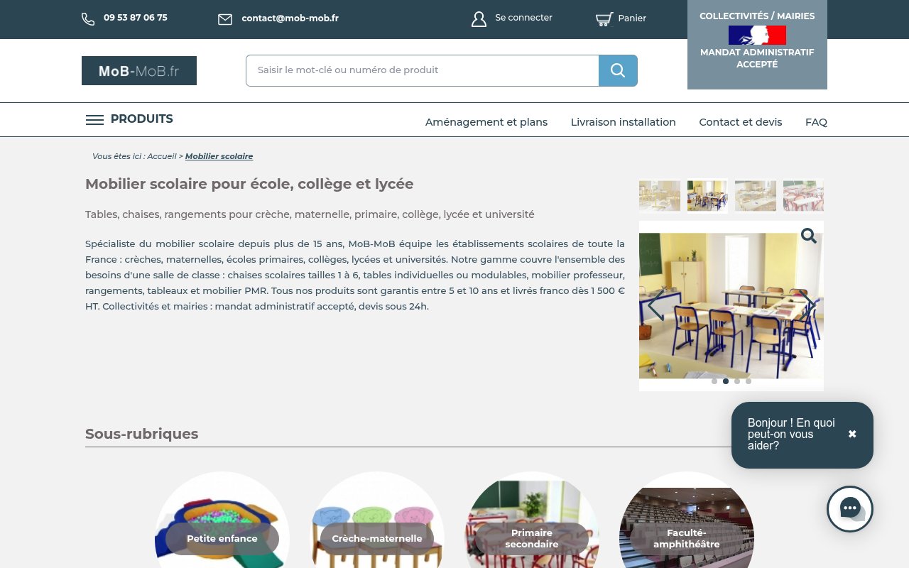 Apercu du site MoB-MoB