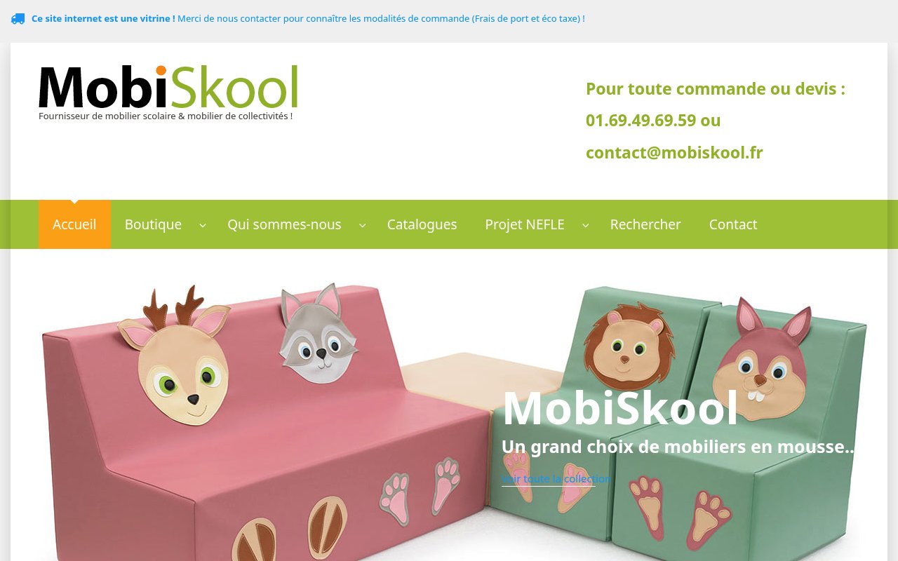 Apercu du site MOBISKOOL