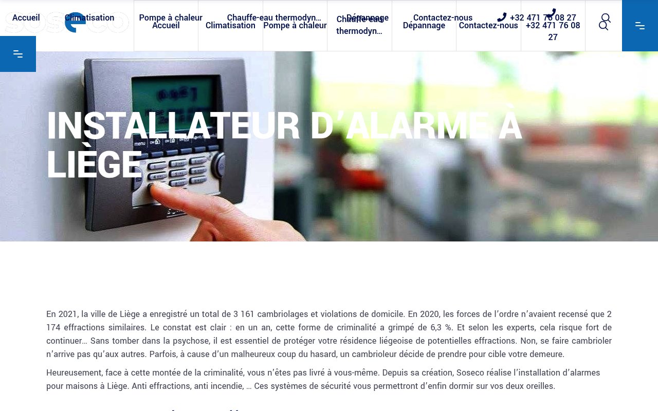 Apercu du site Soseco