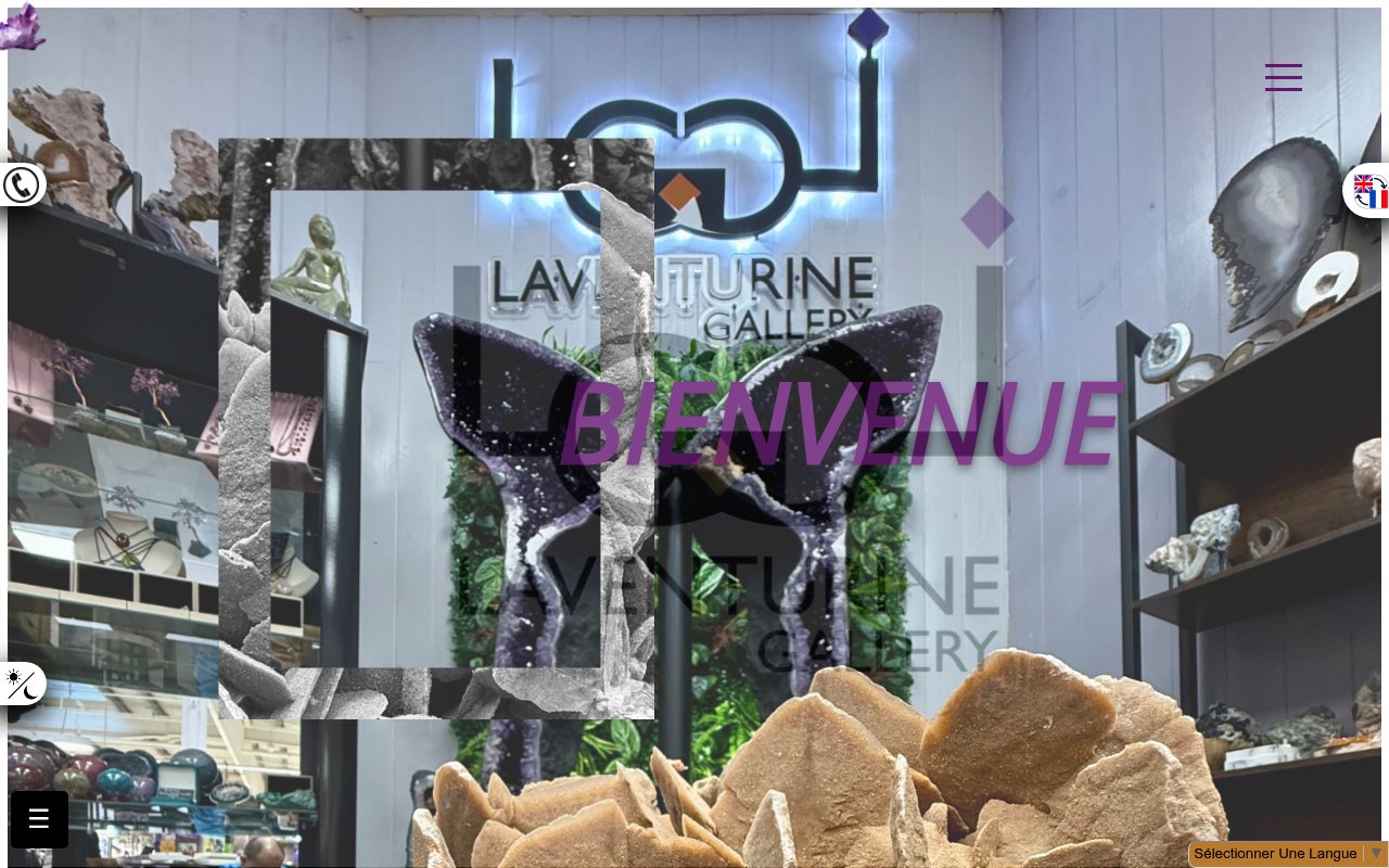 Quel choix parmi les meilleures boutiques de lithothérapie? 5 Apercu du site Laventurine Gallery