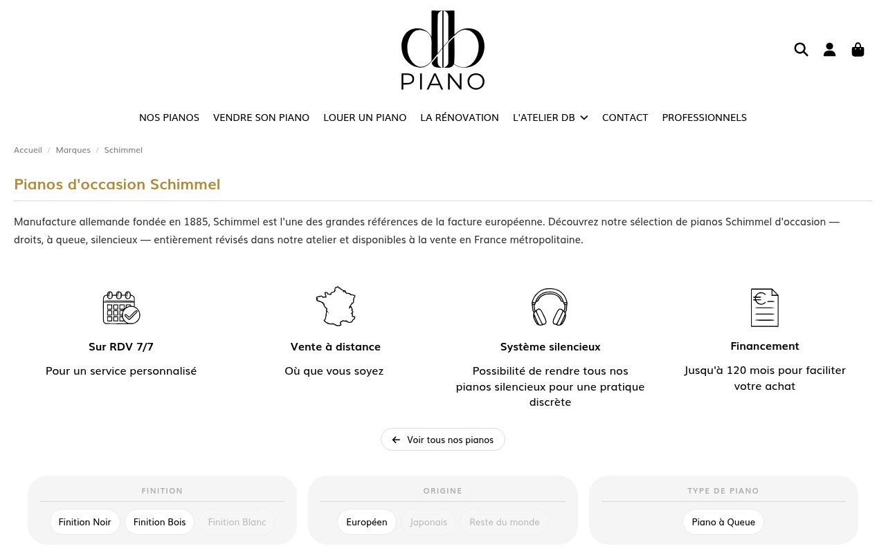 Apercu du site Atelier DB Piano