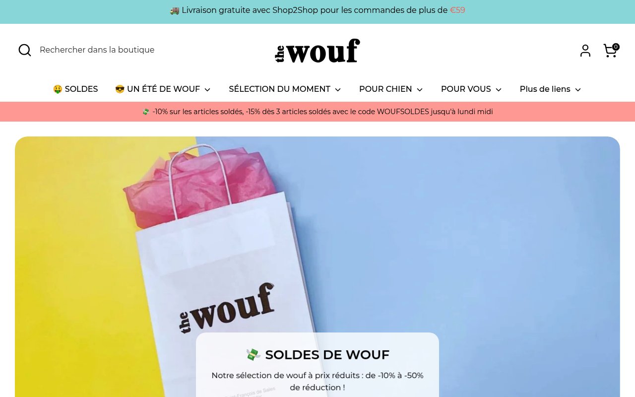 Apercu du site THE WOUF