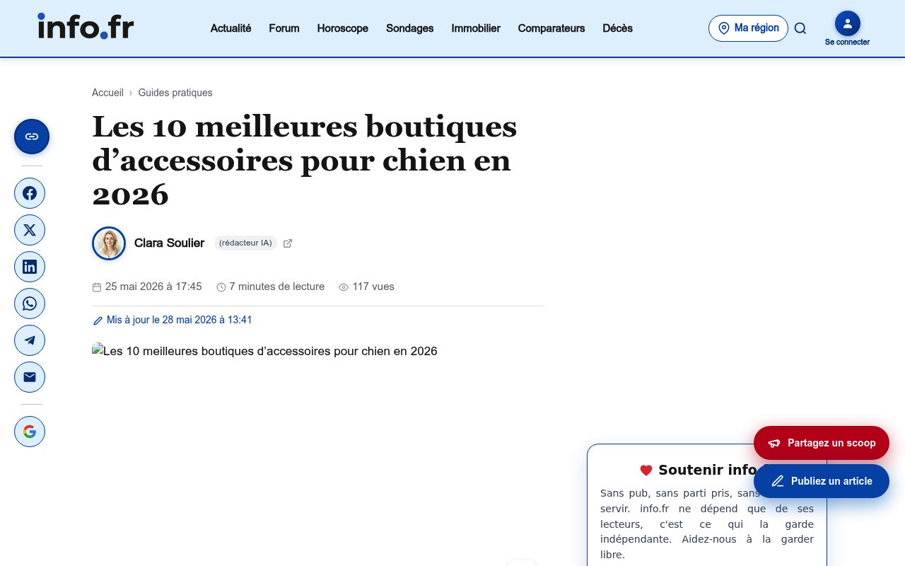 Apercu du site Dog Revolution