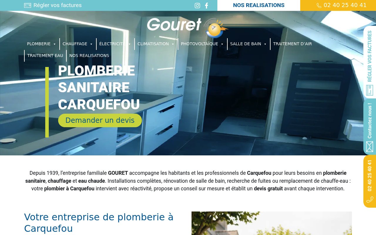 Apercu du site GOURET