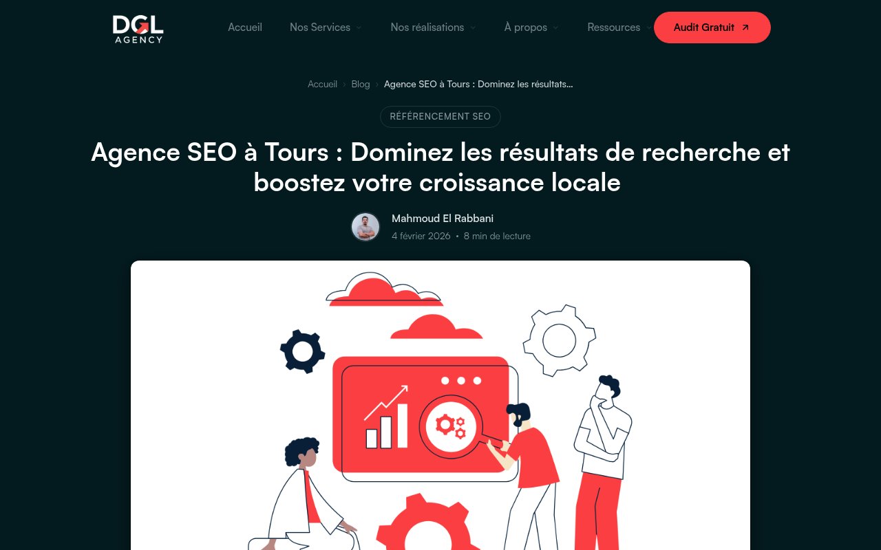 Apercu du site DGL Agency