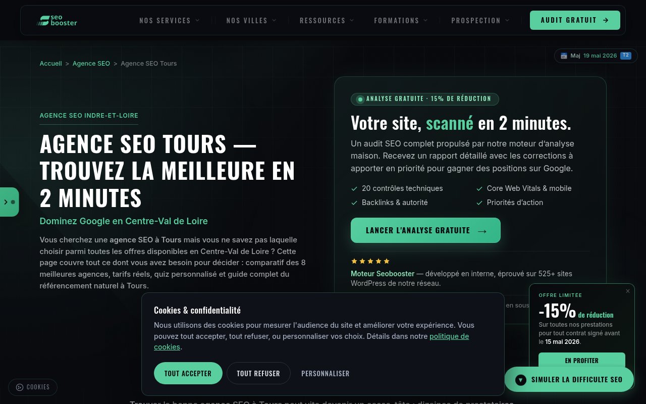 Apercu du site Seobooster