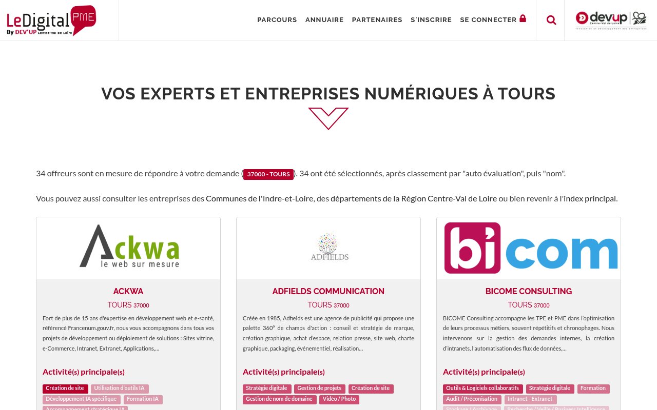 Apercu du site Tribu and Co