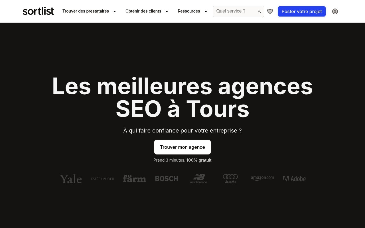 Apercu du site Agence Onze