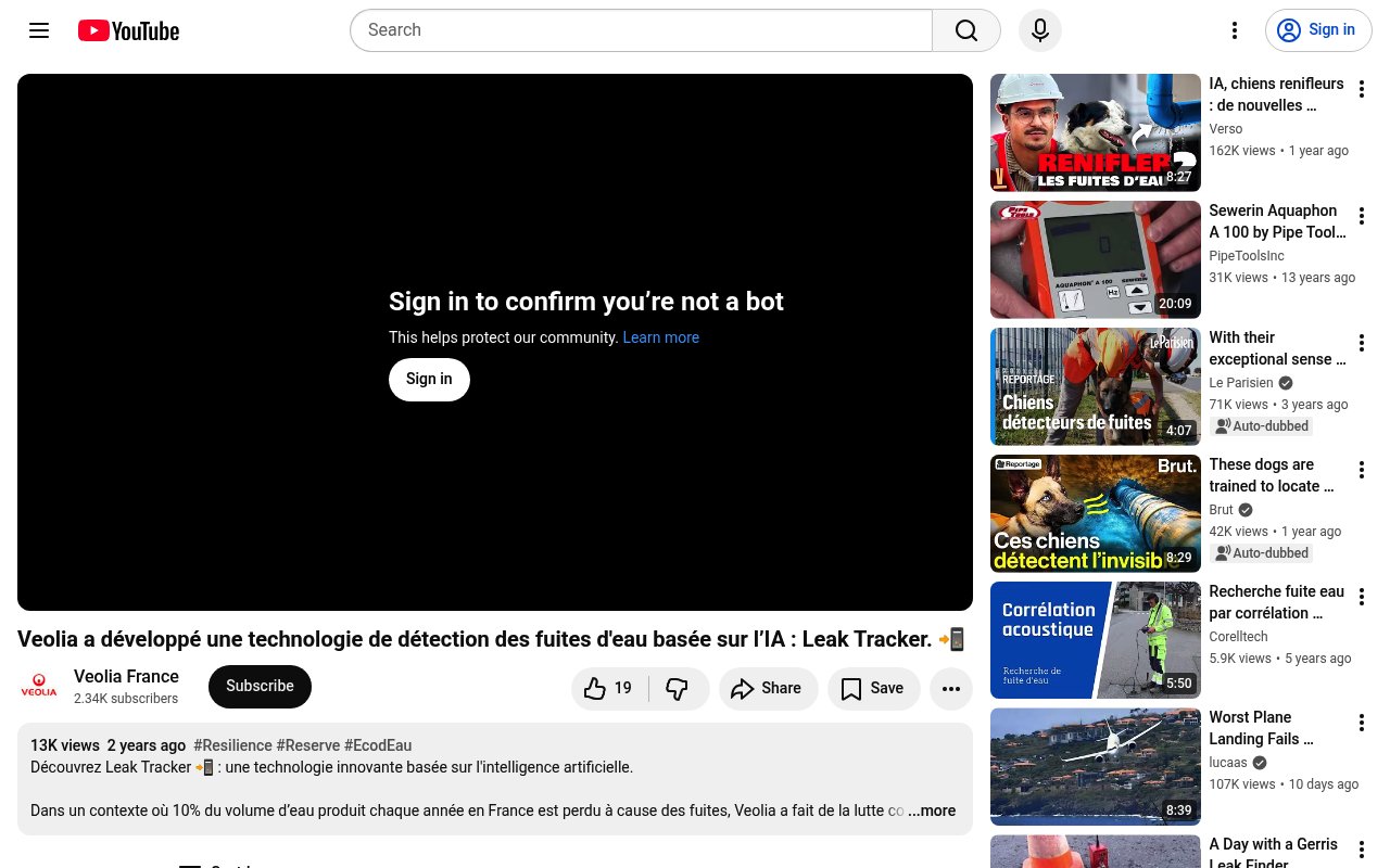 Apercu du site Veolia