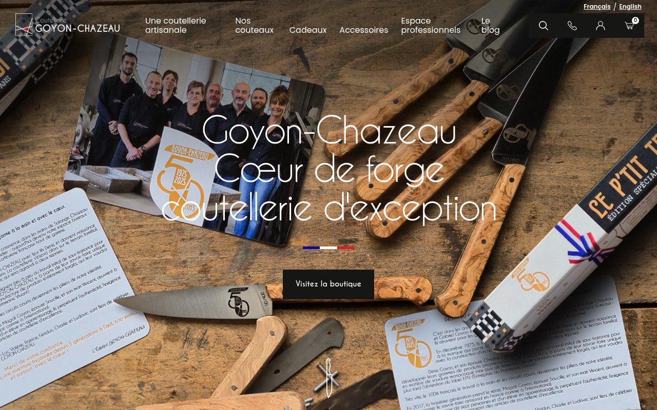 Apercu du site Goyon-Chazeau