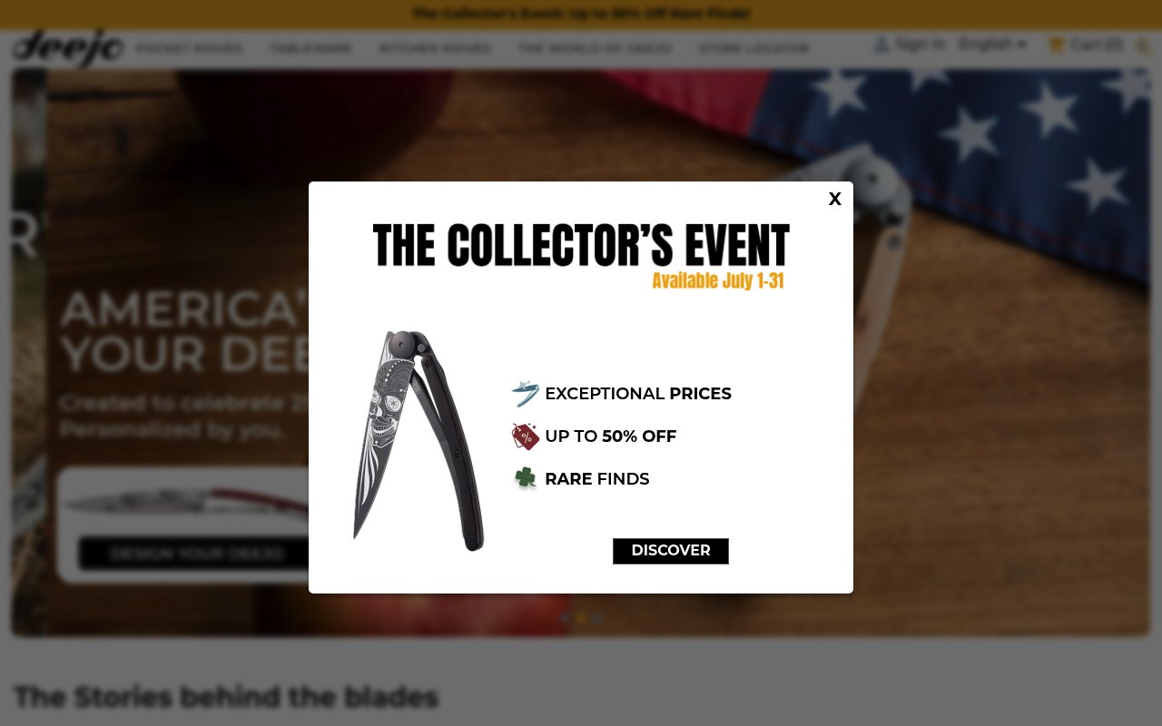 Apercu du site Deejo