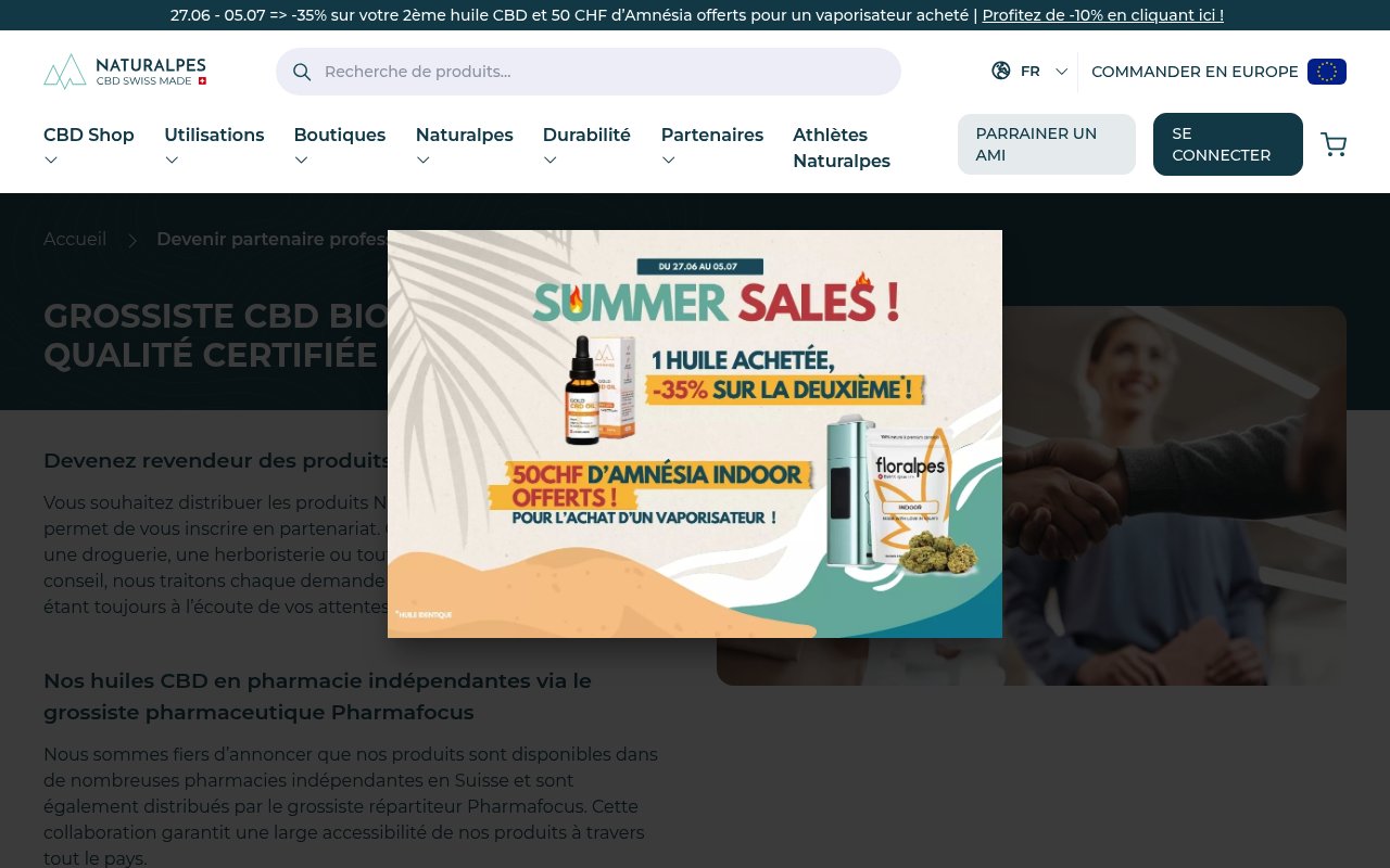 Apercu du site Naturalpes