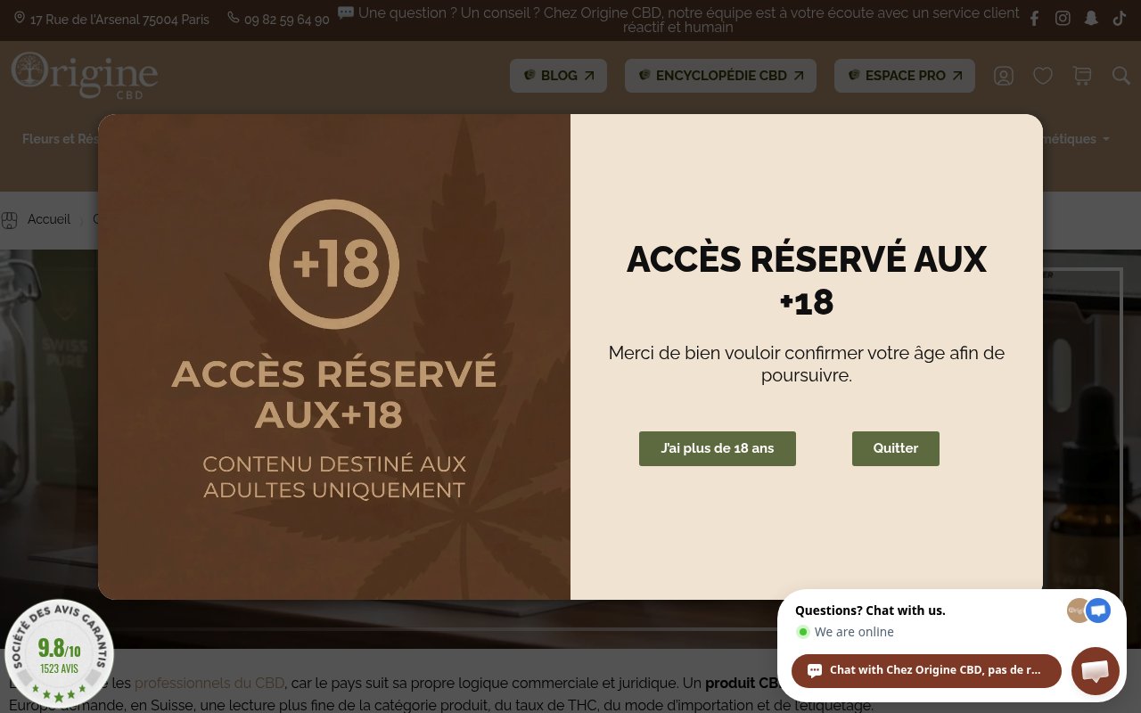 Apercu du site Origine Diffusion
