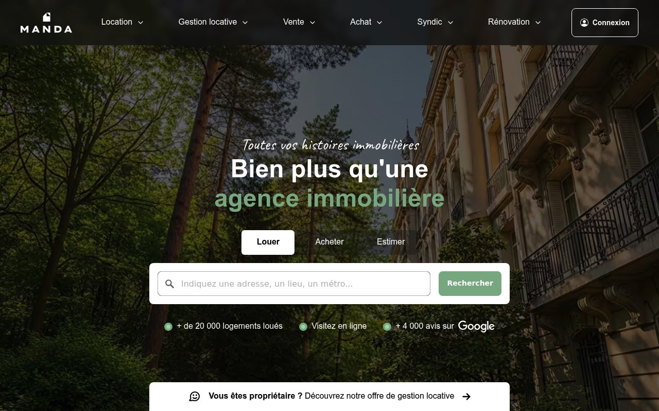 Apercu du site Flatlooker