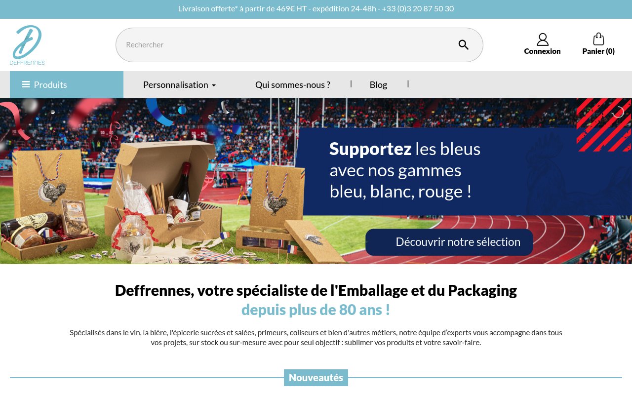 Apercu du site Deffrennes