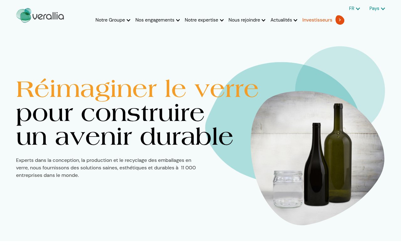 Apercu du site Verallia