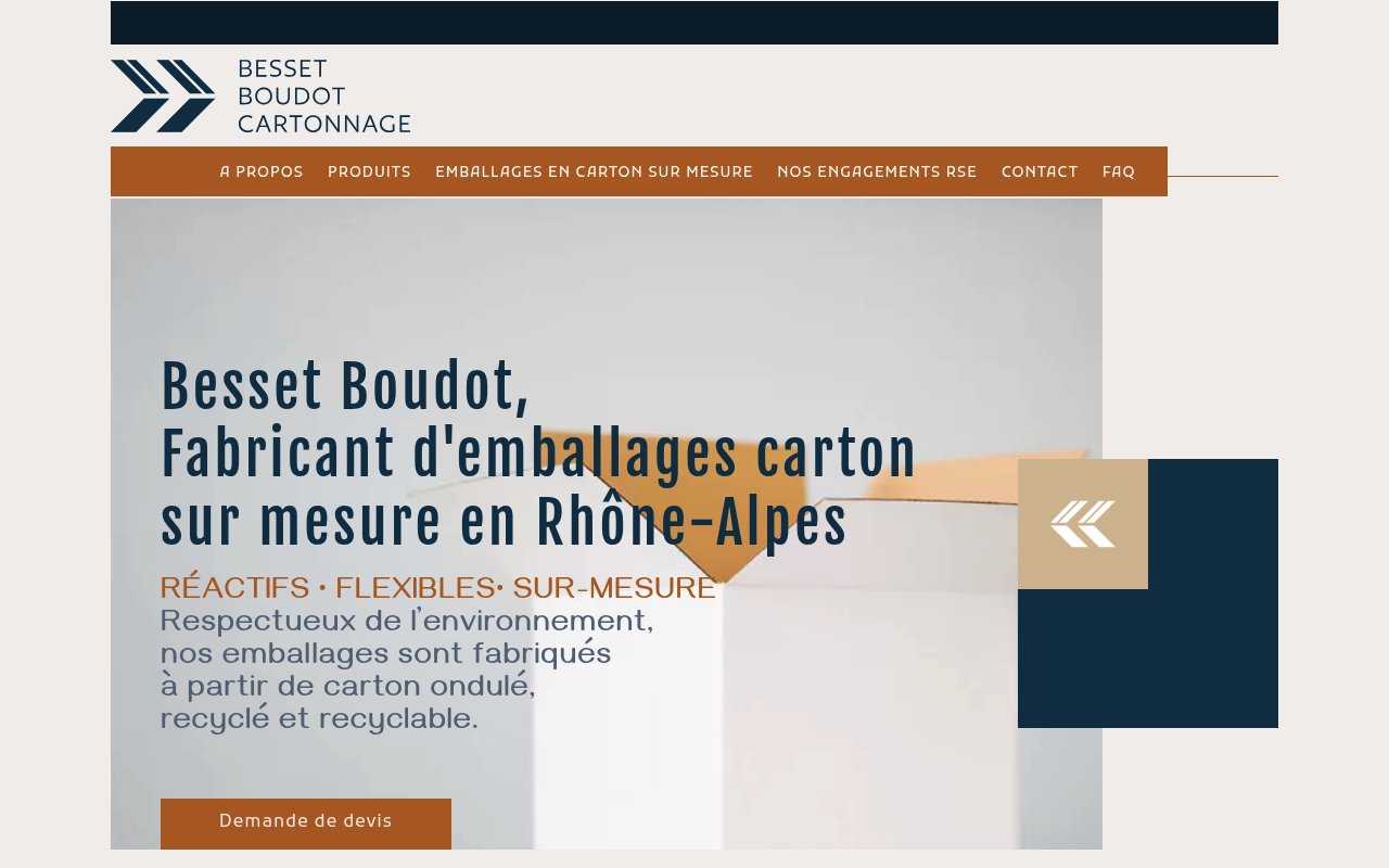 Apercu du site Besset Boudot