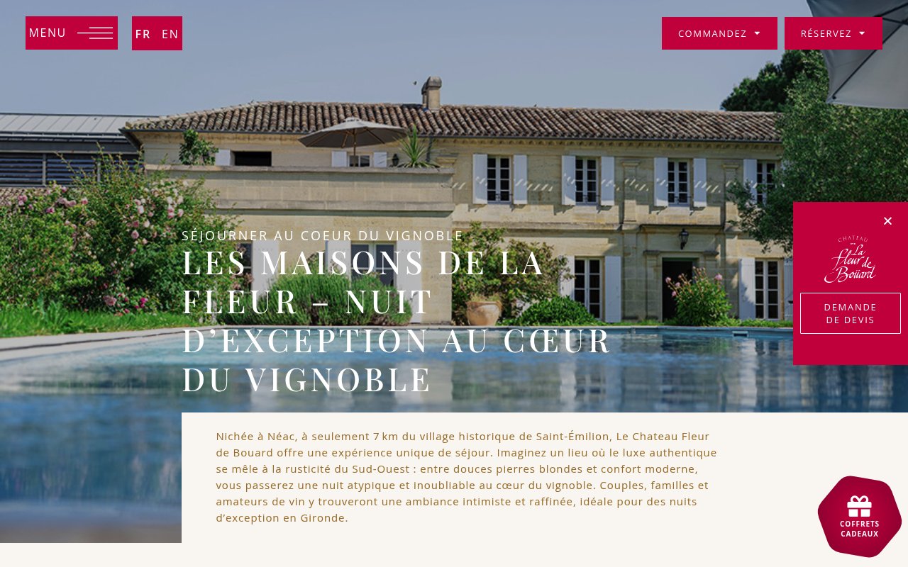 Apercu du site Château La Fleur de Boüard
