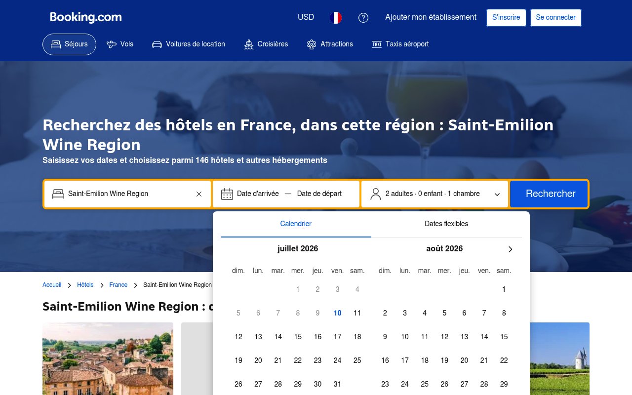 Apercu du site Château Hôtel Grand Barrail