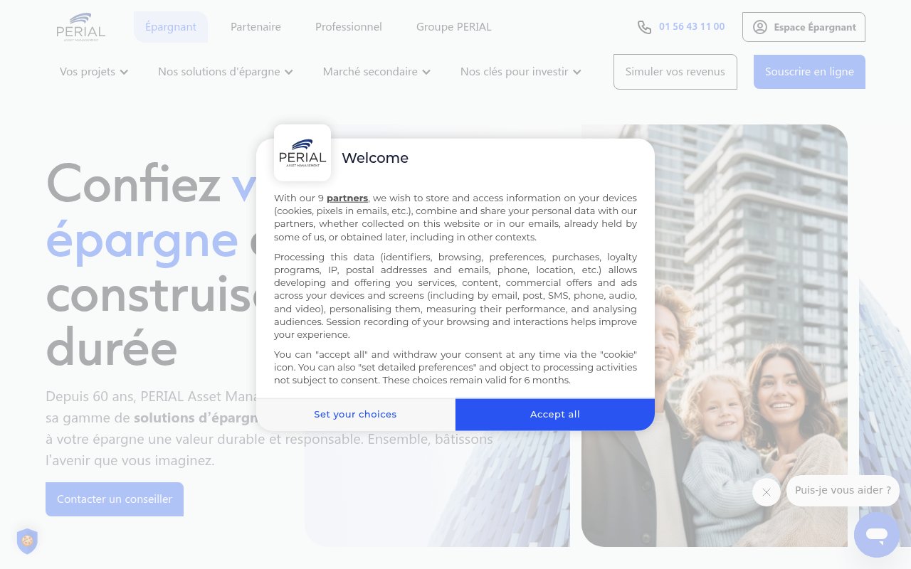 Apercu du site PERIAL Opportunités Territoires