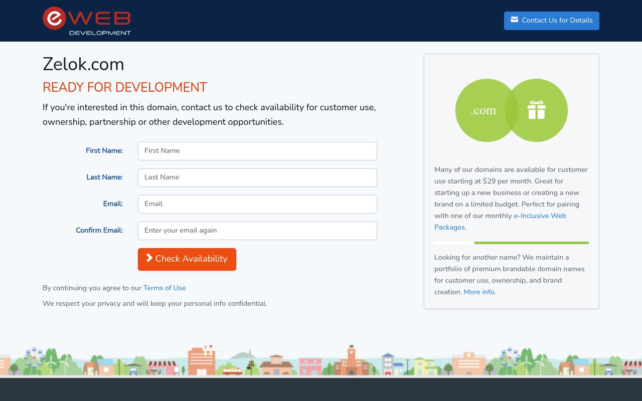 Apercu du site Zelok