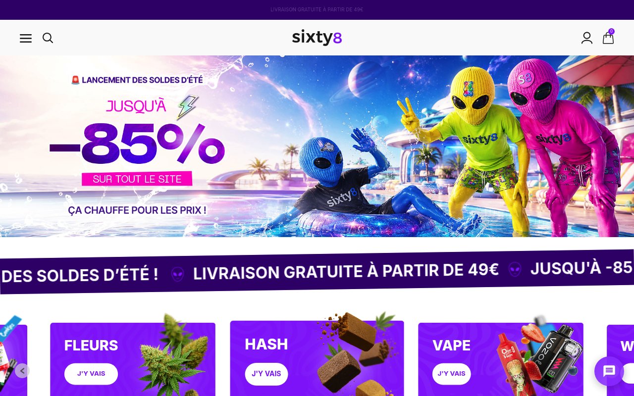 Apercu du site Sixty8 OrdMed Santé Apercu du site Sixty8 OrdMed Santé