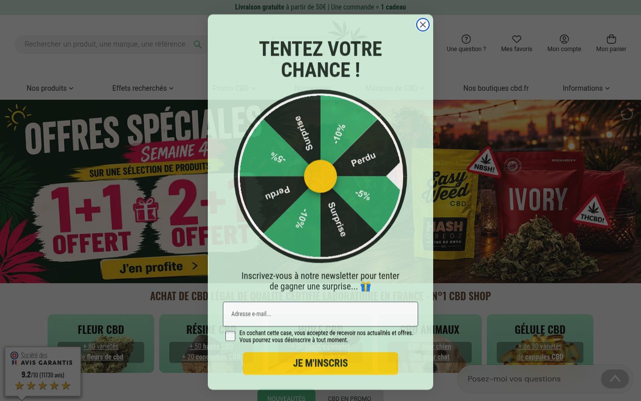 Apercu du site CBD.fr OrdMed Santé Apercu du site CBD.fr OrdMed Santé