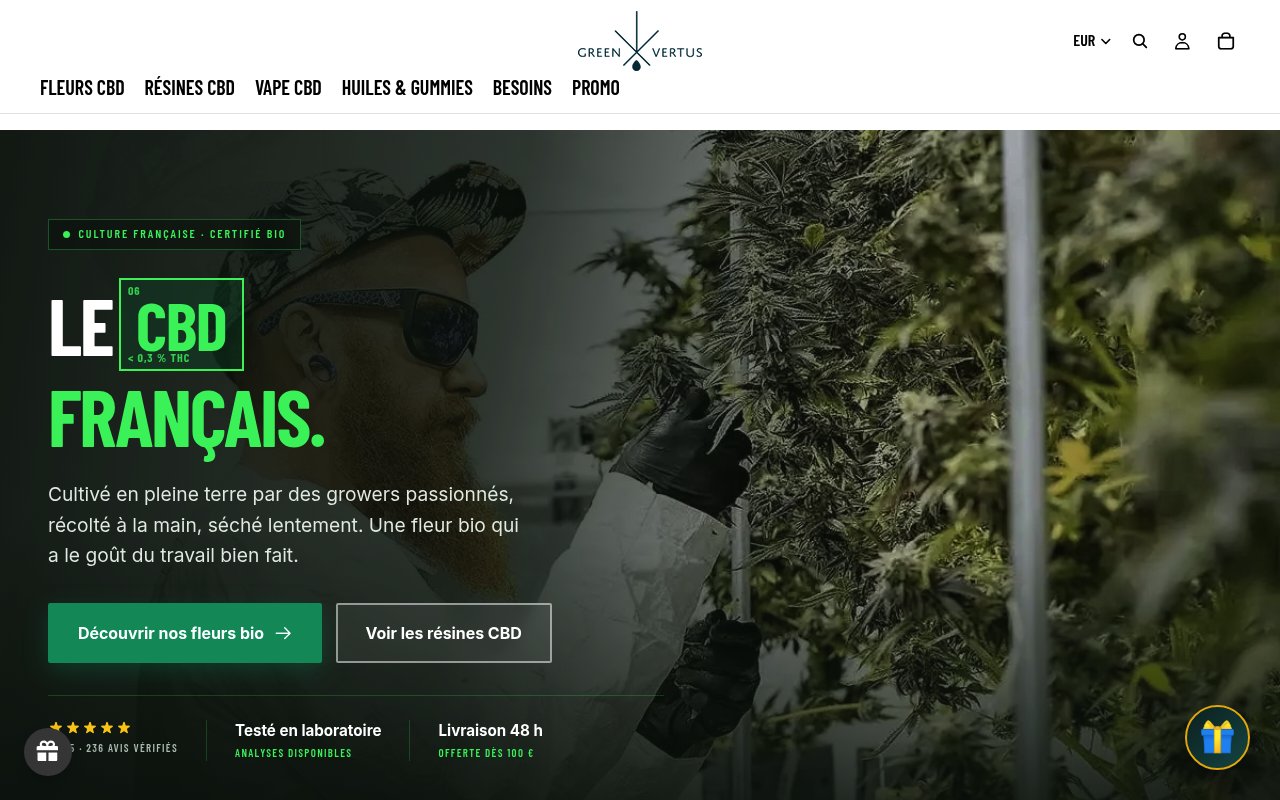 Apercu du site GreenVertus OrdMed Santé Apercu du site GreenVertus OrdMed Santé