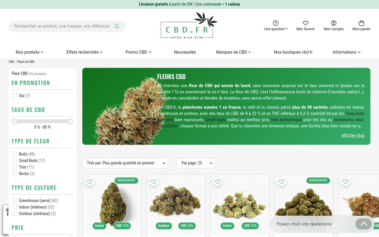Apercu du site CBD.fr