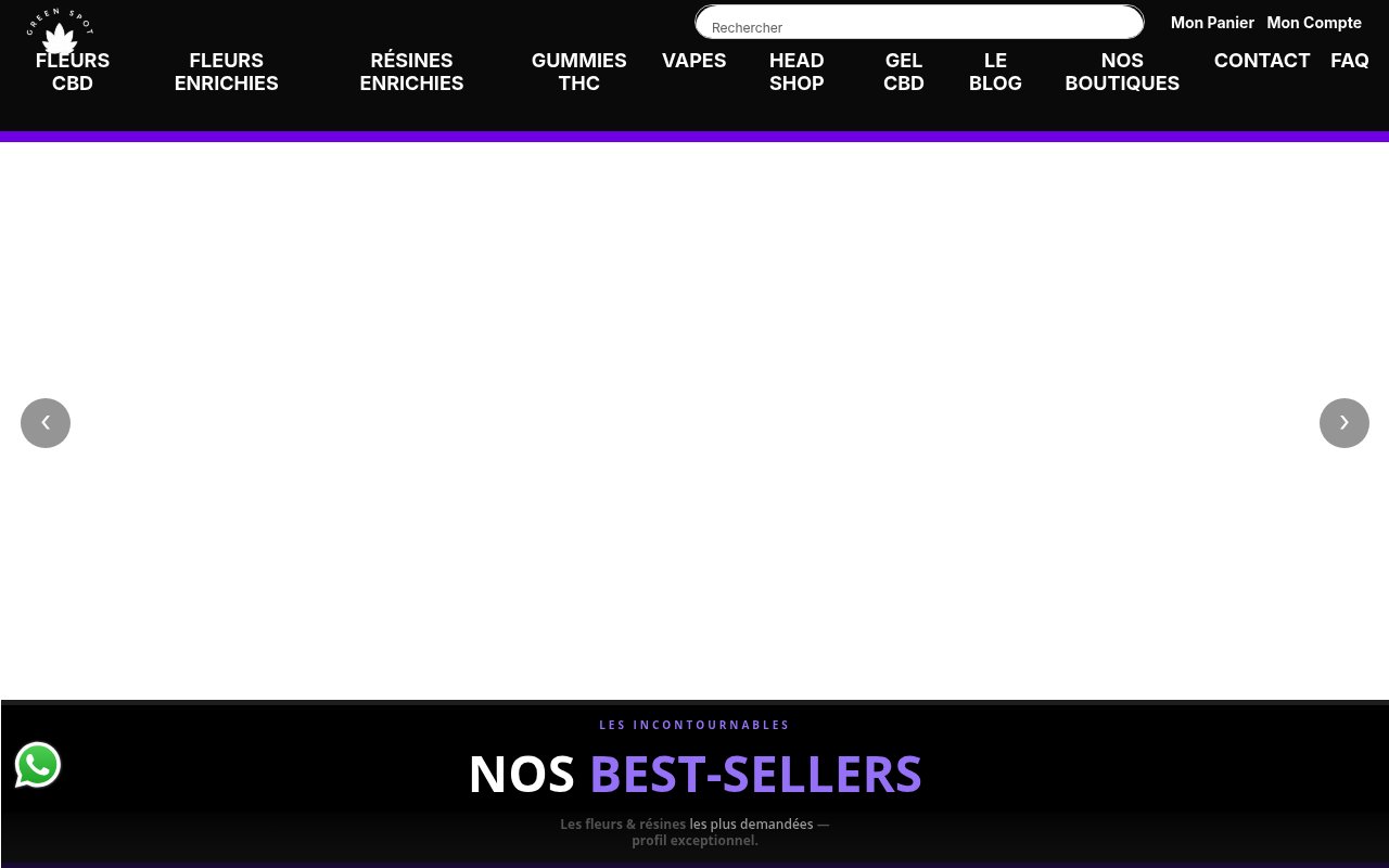 Apercu du site Le Green Spot