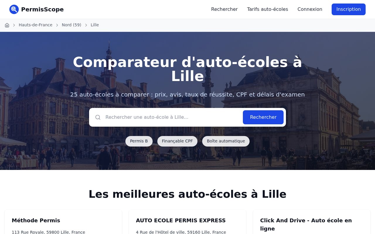 Apercu du site Free Permis