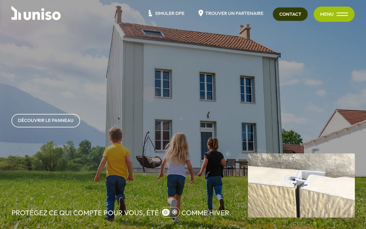 Apercu du site Uniso