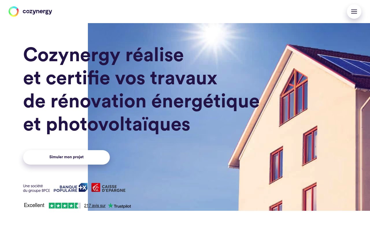 Apercu du site Cozynergy
