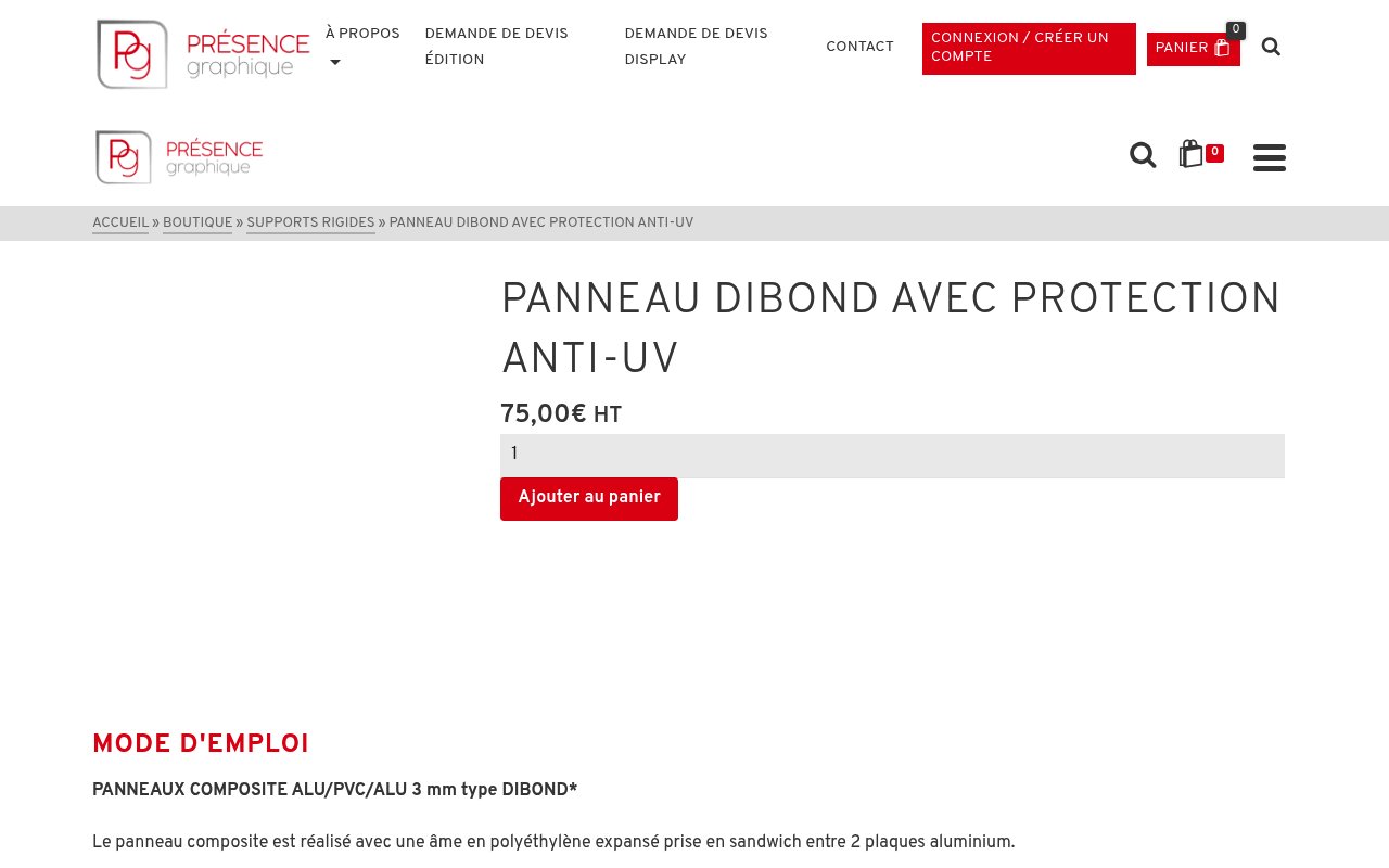 Apercu du site Presence Graphique