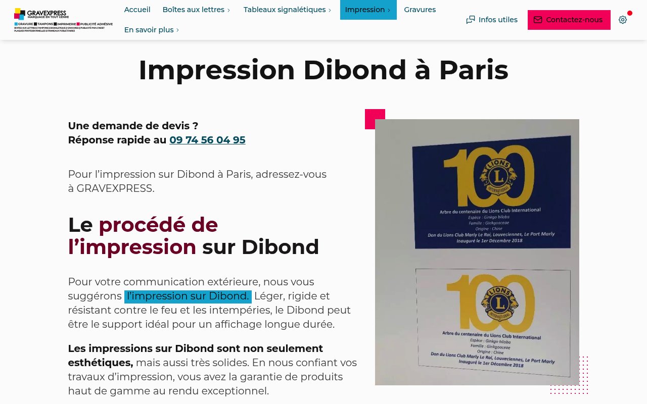 Apercu du site GRAVEXPRESS