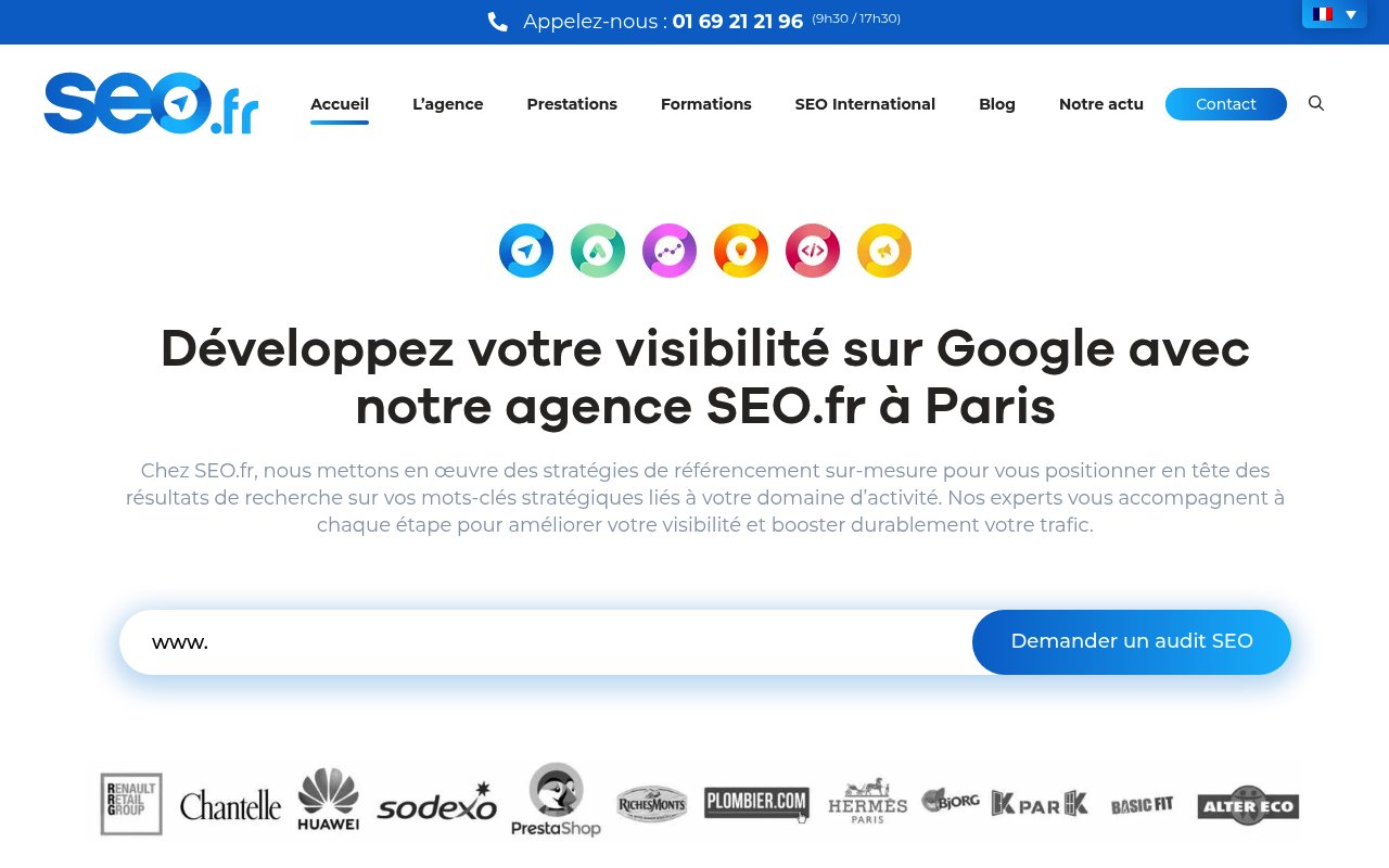 Apercu du site SEO.fr