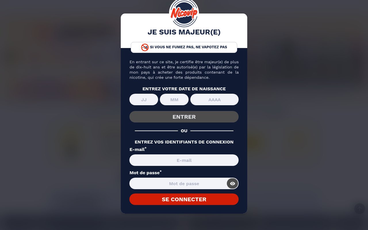 Apercu du site Nicovip